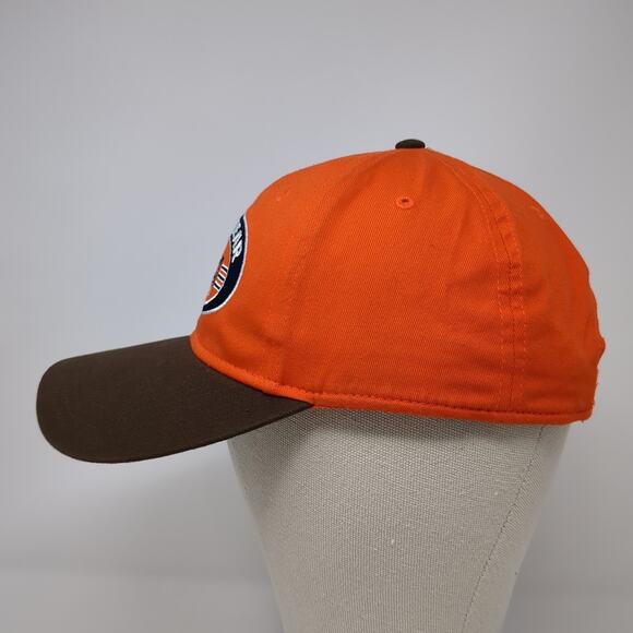 Lazy Bear Ranch Weiser, ID Strapback Baseball Cap Orange One Size 6 Panel Otto - Picture 3 of 10